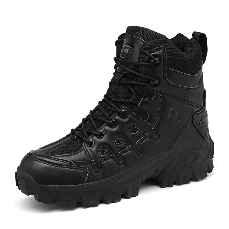 🔥🥾Men's Rugged & Stylish High-Top Outdoor Boots
