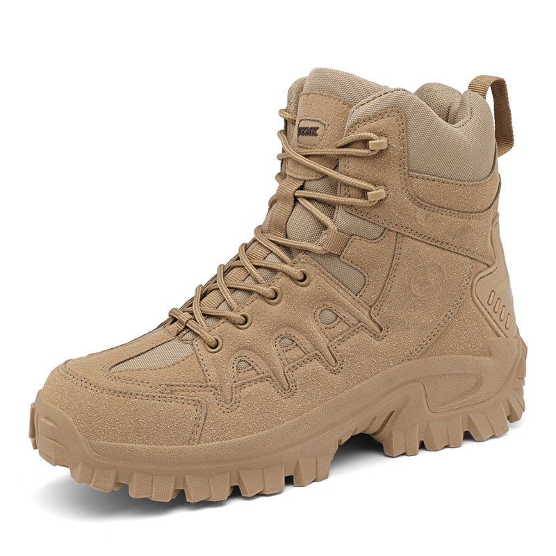 🔥🥾Men's Rugged & Stylish High-Top Outdoor Boots