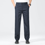 👑Fliwos Men's Casual Straight Wrinkle-Free Suit Pants