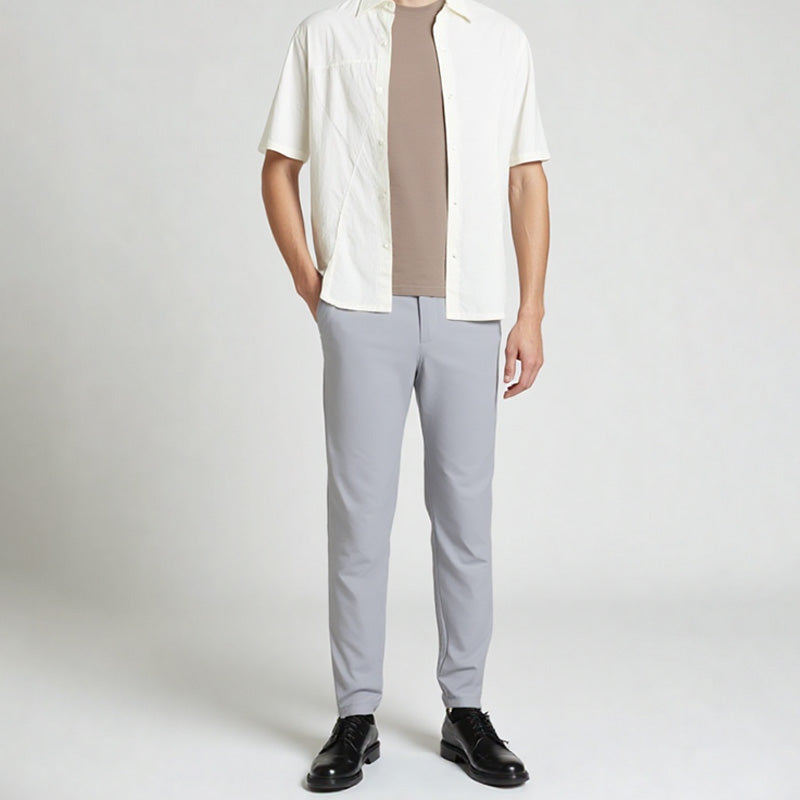 👑Fliwos® Men's Summer Casual Ice silk Straight-Leg Pants