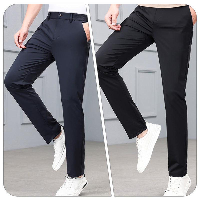 👑Fliwos® Men's Summer Casual Ice silk Straight-Leg Pants