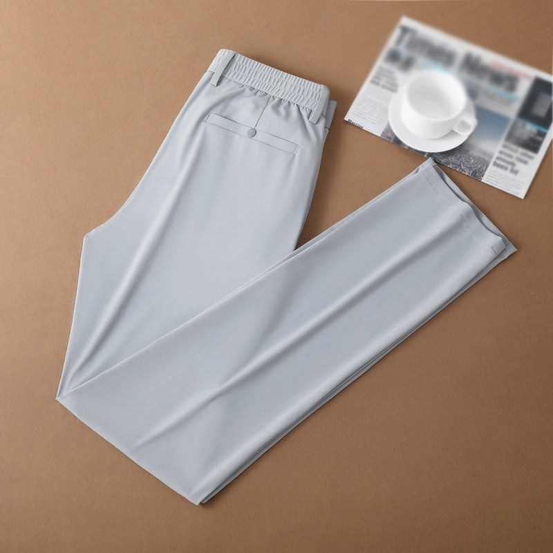 👑Fliwos® Men's Summer Casual Ice silk Straight-Leg Pants