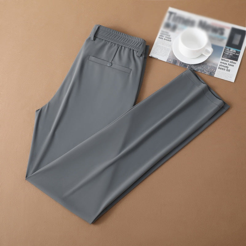 👑Fliwos® Men's Summer Casual Ice silk Straight-Leg Pants