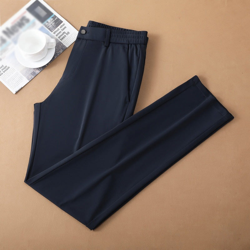 👑Fliwos® Men's Summer Casual Ice silk Straight-Leg Pants