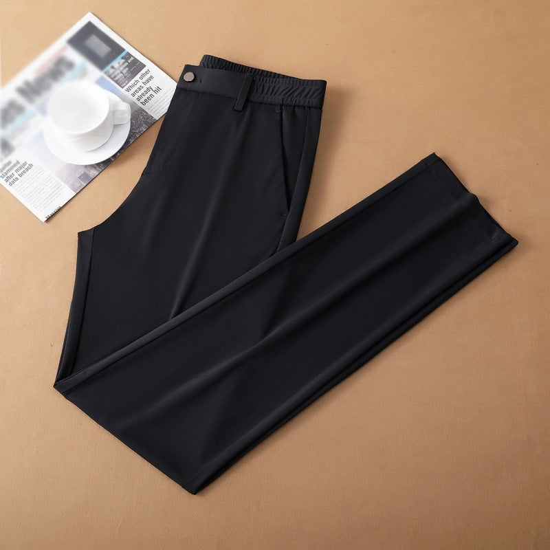 👑Fliwos® Men's Summer Casual Ice silk Straight-Leg Pants