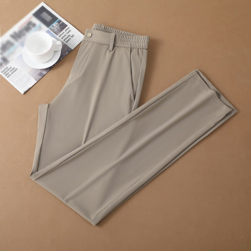 👑Fliwos® Men's Summer Casual Ice silk Straight-Leg Pants