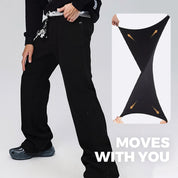 👑Fliwos® Men's Stretch Micro Flared Straight-Leg Pants