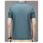 🧊 Men's Ice Silk Breathable Polo – BUY 2 & SHIP FREE 🚚💨