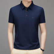 🎊($30 OFF) TODAY ONLY🎉Fliwos Men's Ice Silk Breathable Lapel Short Sleeve Shirt❄️✨