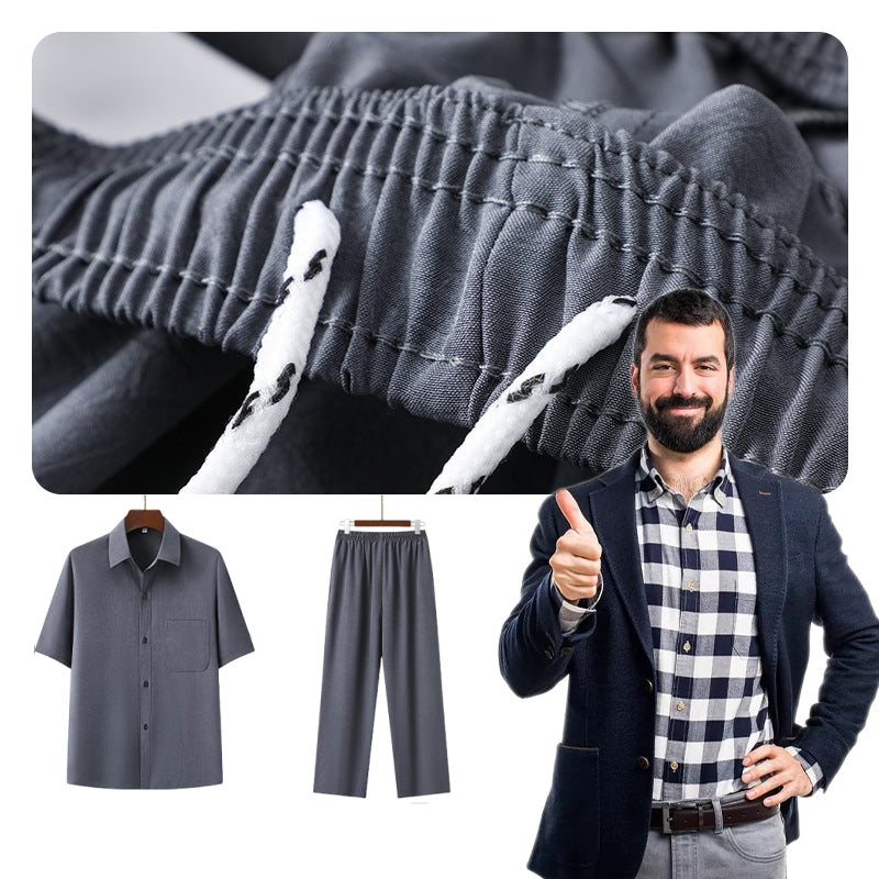 🎉Hot Sale 49% OFF🎉Men's Summer Cool-Touch Casual 2-Piece Outfit