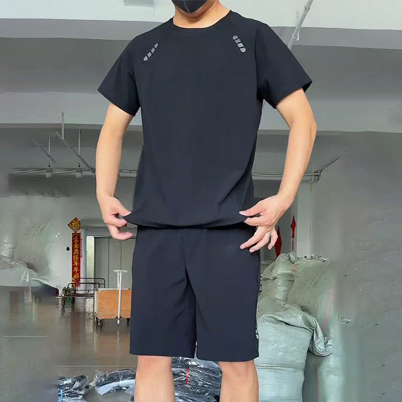🎉Limited time 58% sale🔥Fliwos® Men's Light Casual T-Shirt Shorts 2-Piece Set