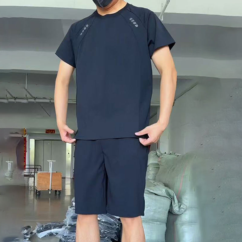 🎉Limited time 58% sale🔥Fliwos® Men's Light Casual T-Shirt Shorts 2-Piece Set