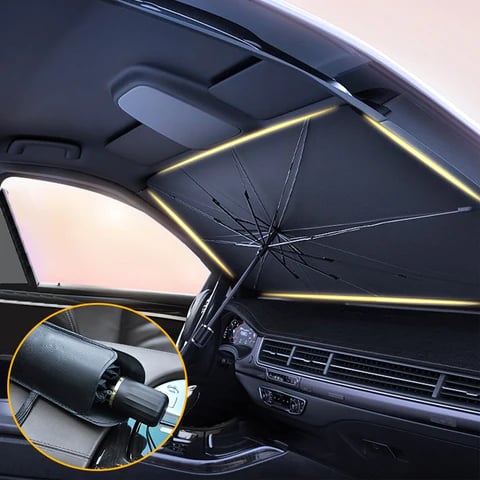 🔥Last Day 50% OFF - 2026 Upgraded Car Windshield Sun Shade Umbrella