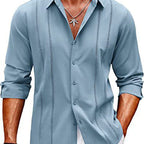 👕Men's single colour long sleeve top✈️Buy 2 Freeshipping