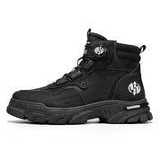 ⏰Men's outdoor swivel buckle work shoes（Waterproof, Anti-slip,Comfortable and Breathable）