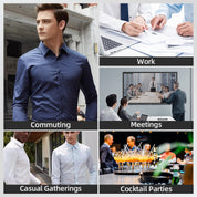 Fliwos® Men's Summer Cool Stretchy Business Shirt