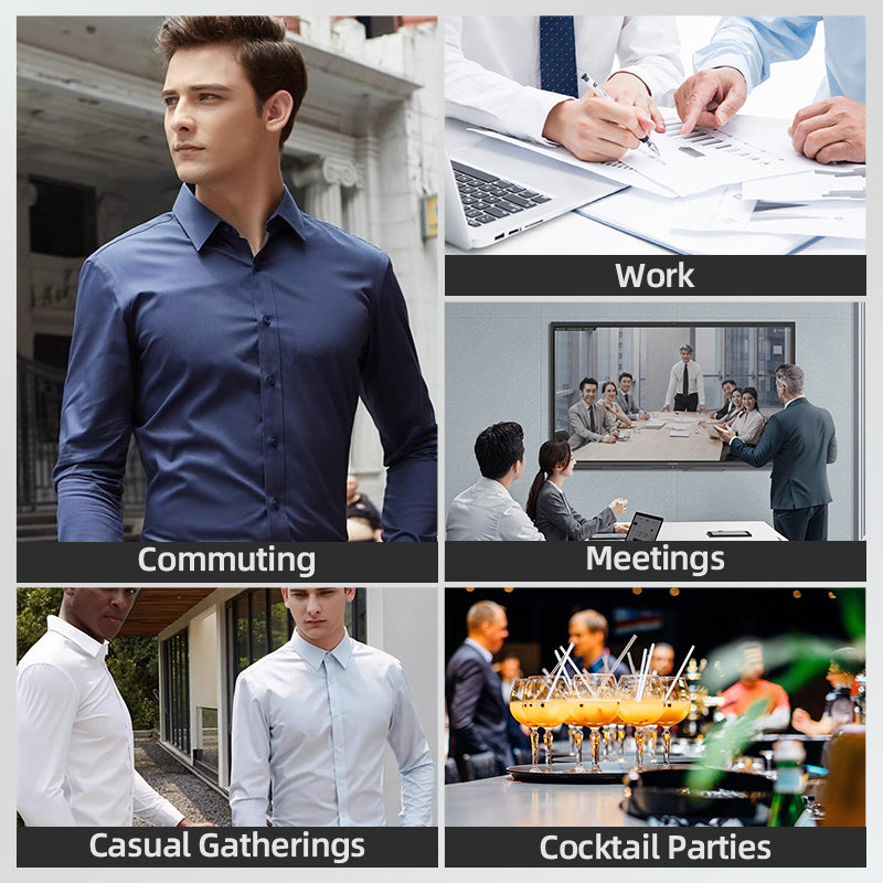 Fliwos® Men's Summer Cool Stretchy Business Shirt