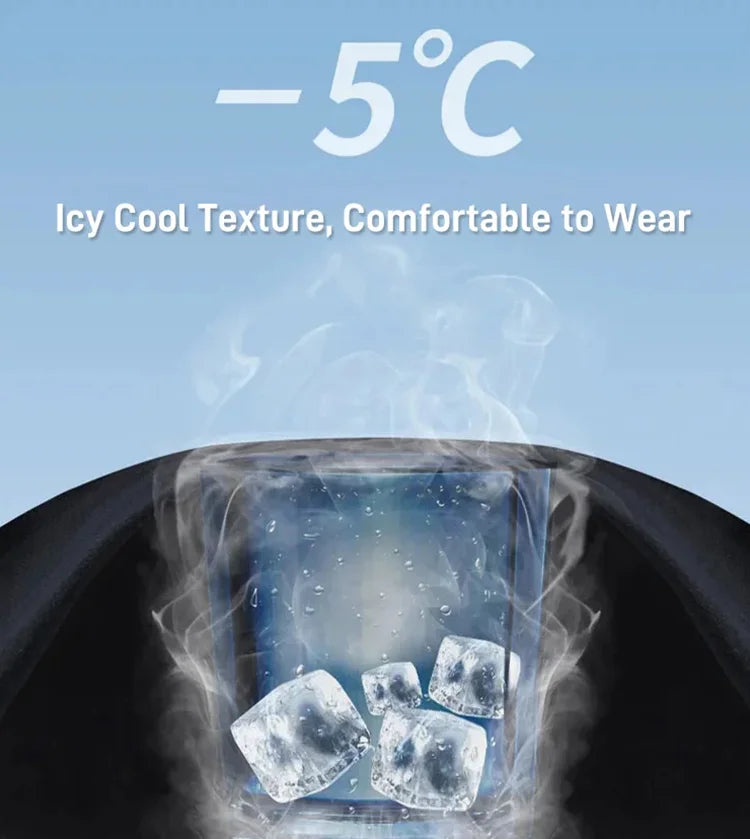 Ice Silk Breathable All-matching Mid-length Pants
