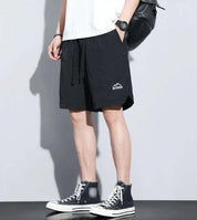 Ice Silk Breathable All-matching Mid-length Pants