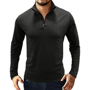 Fliwos® Stand-up collar pullover zipper Tee