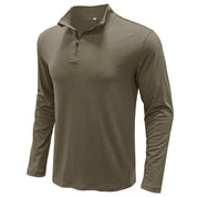 Fliwos® Stand-up collar pullover zipper Tee