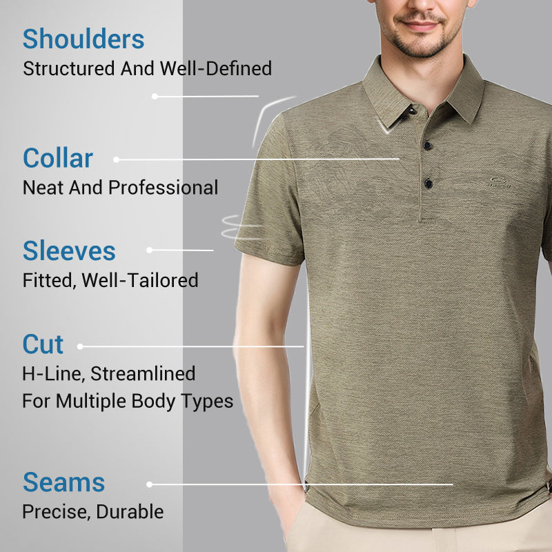 Fliwos® Men's Casual Breathable Short Sleeve Shirt