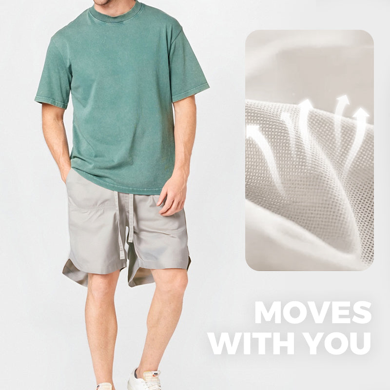Fliwos® Men's Summer Lightweight Quick-Dry Drawstring Shorts