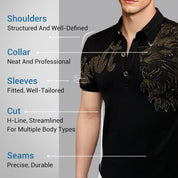 Fliwos® Men's Casual Printed Short-Sleeve Shirt