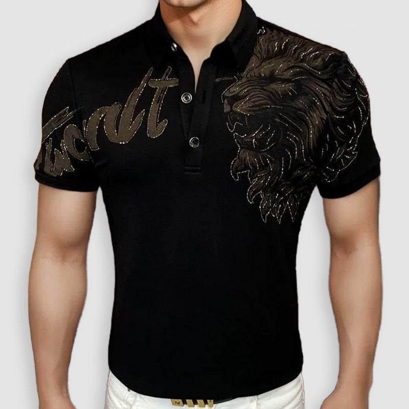 Fliwos® Men's Casual Printed Short-Sleeve Shirt