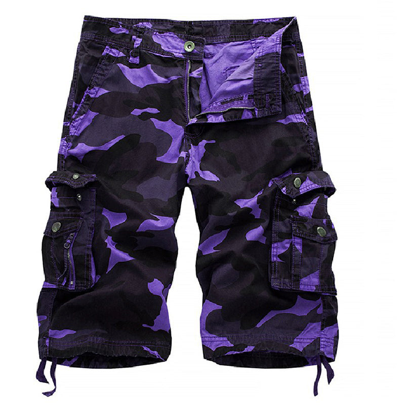 🔥Summer Hot Sale🔥Fliwos Men’s Outdoor Camo Cargo Shorts