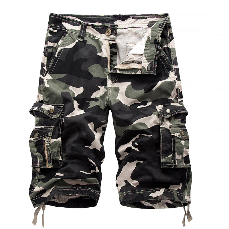 🔥Summer Hot Sale🔥Fliwos Men’s Outdoor Camo Cargo Shorts