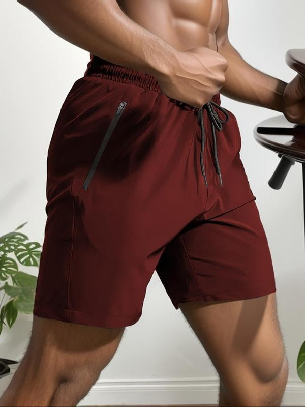 🌊Summer Specials⏰Fliwos Men's Letter Print Drawstring Waist Shorts