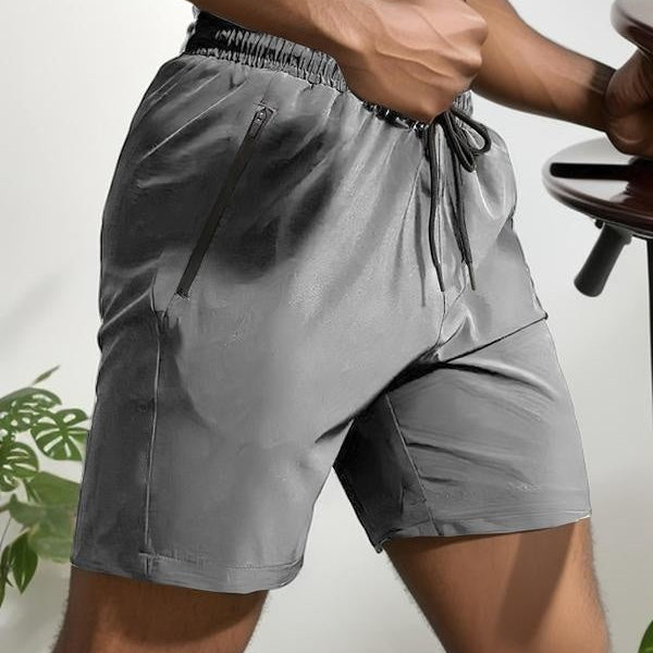 🌊Summer Specials⏰Fliwos Men's Letter Print Drawstring Waist Shorts
