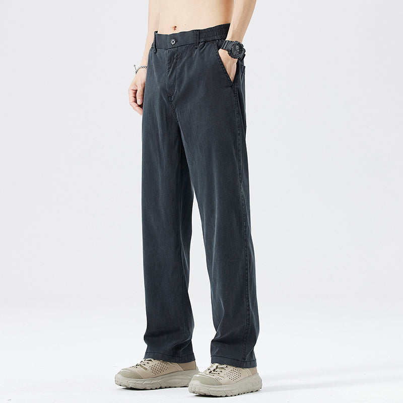 🔥HOT SALE 50%OFF🔥Men’s Lightweight Stretchy Wide-Leg Tencel Jeans