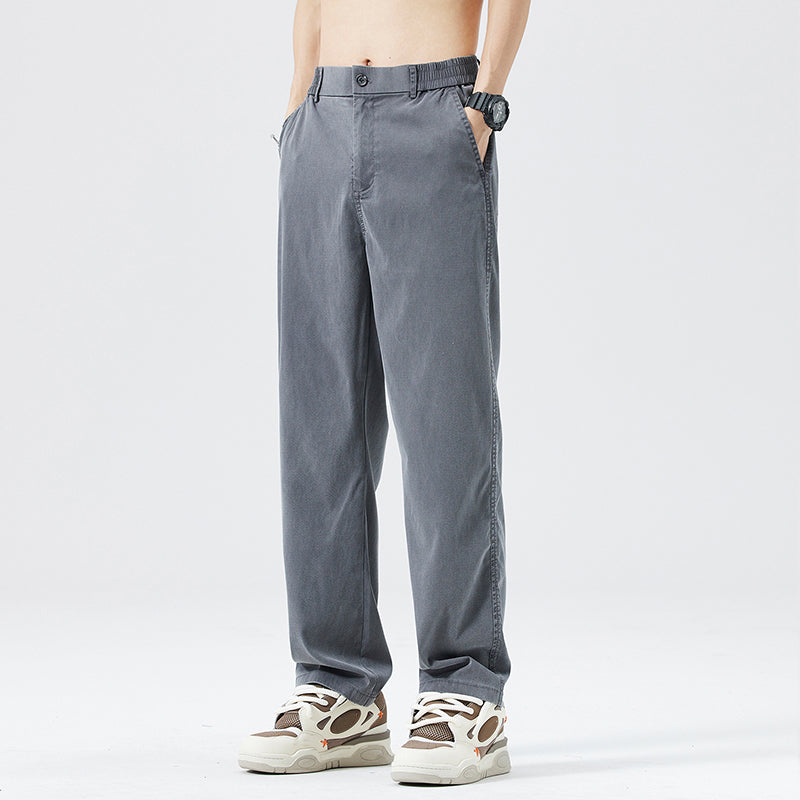 🔥HOT SALE 50%OFF🔥Men’s Lightweight Stretchy Wide-Leg Tencel Jeans