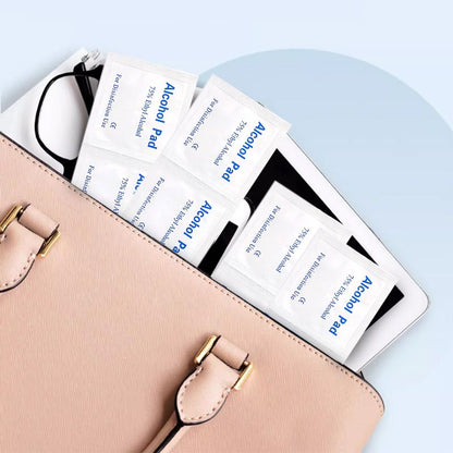 🌟🧼 Disposable alcohol swabs with 75% ethyl alcohol🎁