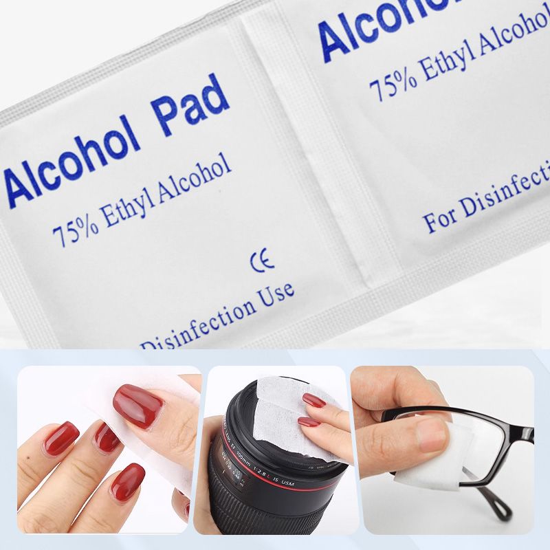 🌟🧼 Disposable alcohol swabs with 75% ethyl alcohol🎁
