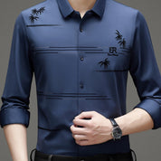 🔥HOT SALE 50%OFF🔥Men's Casual Trendy Printed Long Sleeve Shirt
