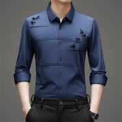 🔥HOT SALE 50%OFF🔥Men's Casual Trendy Printed Long Sleeve Shirt