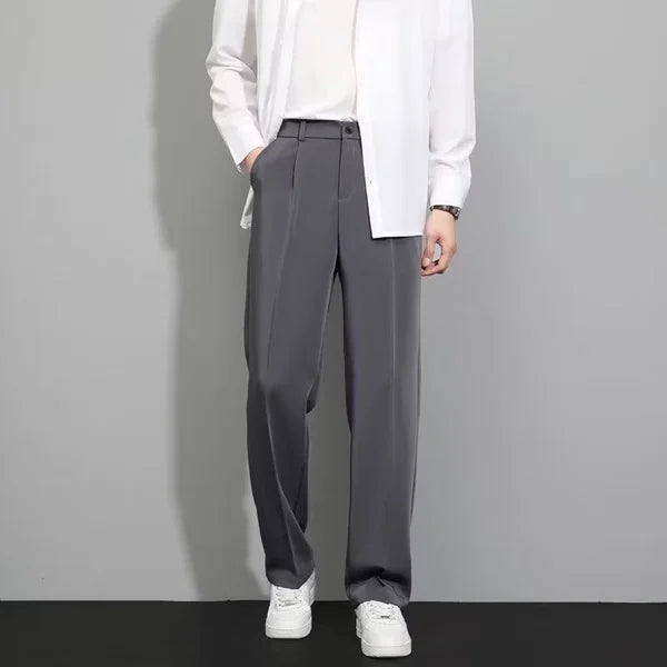 ✨New Arrival 50% Sale✨ice Silk Straight Leg Pants