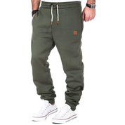 🔥HOT SALE 50%OFF🔥Fliwos Men's Solid Color Drawstring Waist Fleece Sweatpants