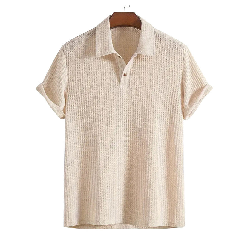 🔥HOT SALE 50% OFF🔥Men's Knit Short Sleeve Shirt