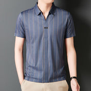 🎊50% OFF TODAY ONLY🎉Men's Summer Striped Wrinkle-free Shirt