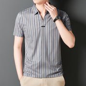 🎊50% OFF TODAY ONLY🎉Men's Summer Striped Wrinkle-free Shirt