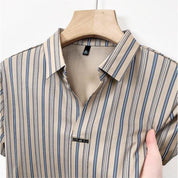 🎊50% OFF TODAY ONLY🎉Men's Summer Striped Wrinkle-free Shirt