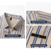 🎊50% OFF TODAY ONLY🎉Men's Summer Striped Wrinkle-free Shirt