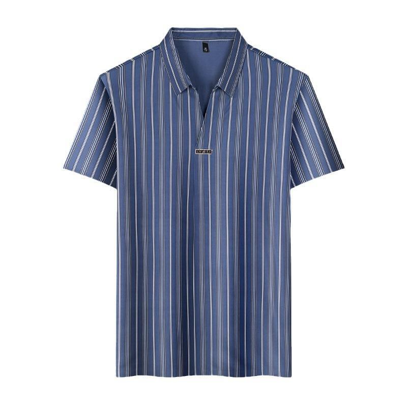 🎊50% OFF TODAY ONLY🎉Men's Summer Striped Wrinkle-free Shirt