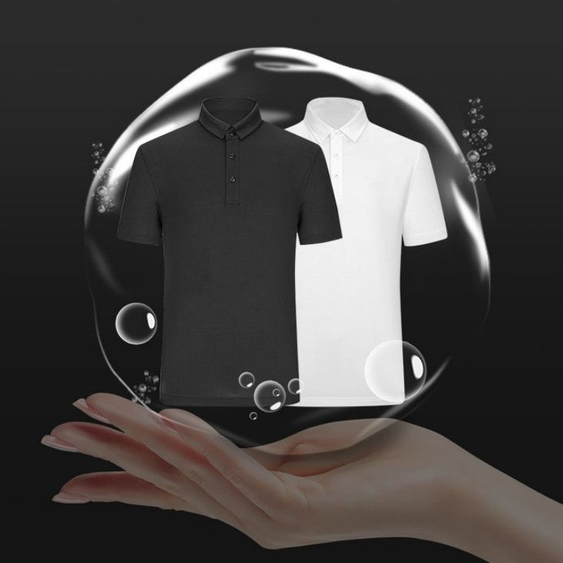 Men’s Trendy Casual Short Sleeve Lapel T-Shirt