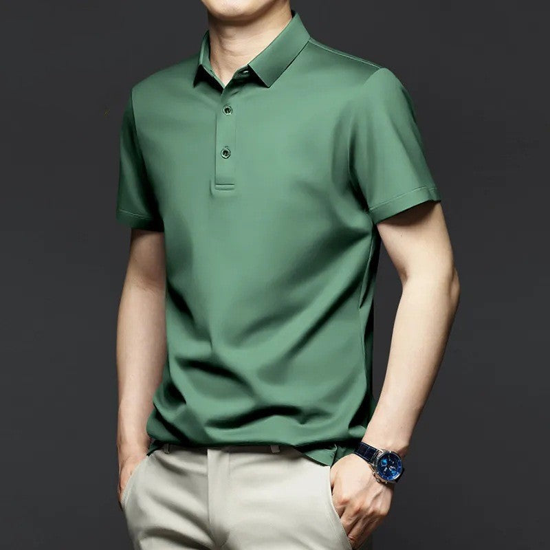 Men’s Trendy Casual Short Sleeve Lapel T-Shirt