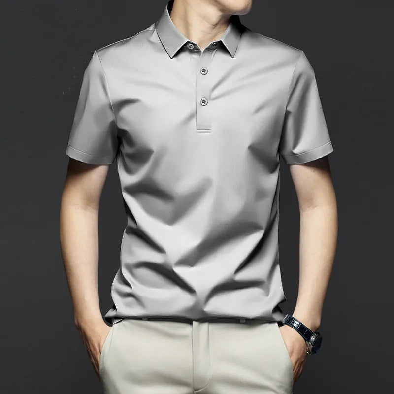 Men’s Trendy Casual Short Sleeve Lapel T-Shirt